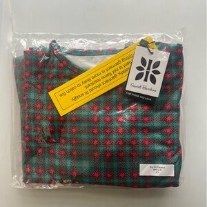 Sweet Bamboo Kids Plaid Pajama Set - Green and Red